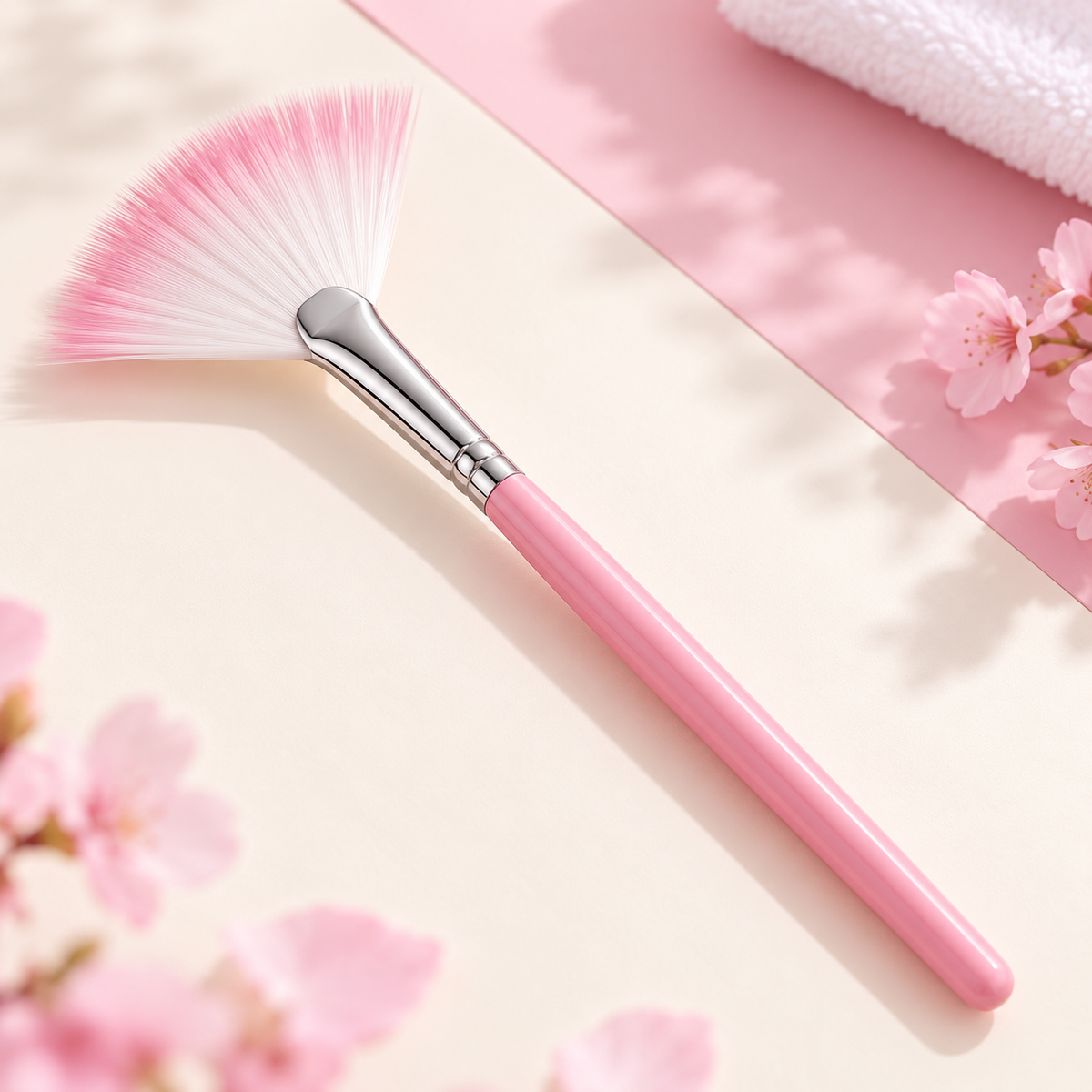 Soft Sweep Fan Brush — generated design illustration